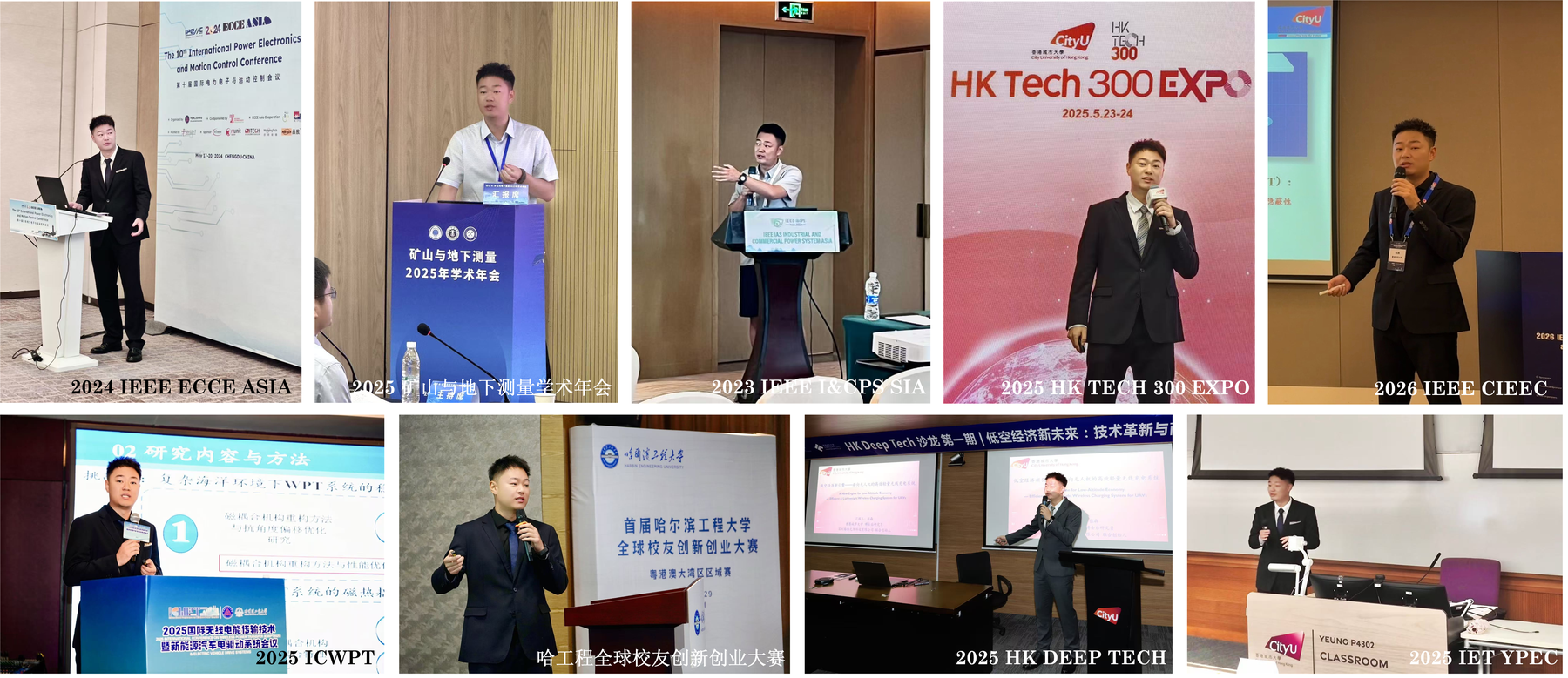 Selected academic presentations by Dr. Ben Zhang